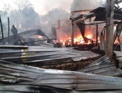 Gudang Rosok Milik Warga Kasihan Bantul Dilalap Si Jago Merah, Kerugian Ditaksir Ratusan Juta