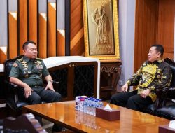 Bertemu KASAD TNI, Ketua MPR RI Apresiasi Kesiapan TNI-AD Hadapi Pemilu serta Ingatkan Pentingnya Netralitas TNI dan Polri