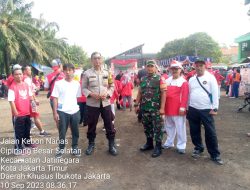 Babinsa Cipinang Besar Selatan Sukseskan Rangkaian Semarak HUT RI ke 78