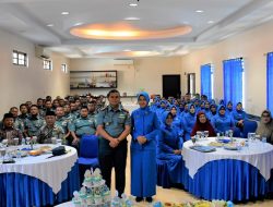 Tasyakuran Dalam Rangka HUT Ke-78 TNI AL dan HUT Ke-77 Jalasenastri Tahun 2023 di Lanal Tarempa