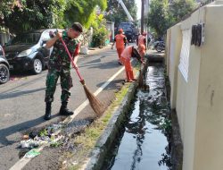 Wujudkan Lingkungan Bersih dan RapiBabinsa 07/Kemayoran Kerja Bakti Bersama PPSU