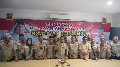 Relawan Anak Bangsa Korwil DIY Hadiri Deklarasi RAB di Rumah Kemenangan Prabowo Menteng-Jakarta