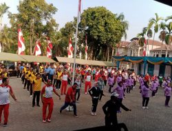Danramil Duren Sawit Hadiri Olahraga Bersama dan Peresmian Kantor Baru Sub Kogartap 0505/JKT