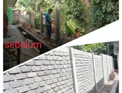 PLN NP UPK Bukit Asam menyalurkan bantuan paving block dengan memanfaatkan limbah FABA ke Sekolah Madrasah MI YPITR desa Tanjung raja