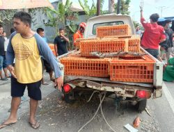 Alami Kecelakaan Tunggal di Jalan Jogja- Wates Dua Orang Dilarikan ke Rumah Sakit