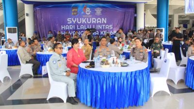 Hari Lalu Lintas Bhayangkara Ke-68, Polda DIY Gelar Syukuran