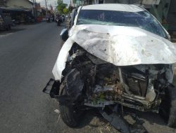 Laka Tunggal di Jalan Jogja-Wates, Warga Godean Dilarikan ke Rumah Sakit