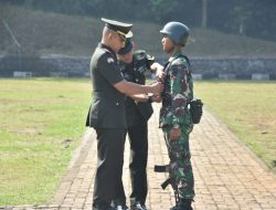 Wadan Rindam Jaya Kolonel Inf Rudianto Wakili Danrindam Jaya Buka Resmi Pendidikan Kejuruan Tamtama Infanteri Abit Dikmata TNI AD Gel I TA.2023