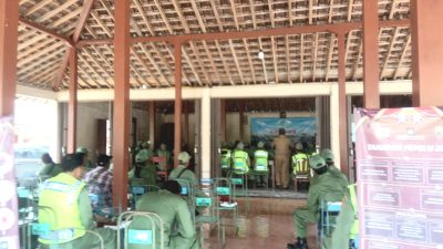Satpol PP DIY Gelar Sosialisasi Kepemiluan Terhadap Anggota Satlinmas di Kapanewon Nglipar