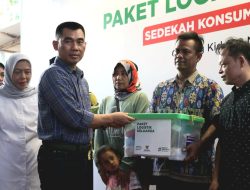 Warga Padukuhan Kedung Terima Bantuan Paket Logistik dari Baznas RI dan Alfamidi