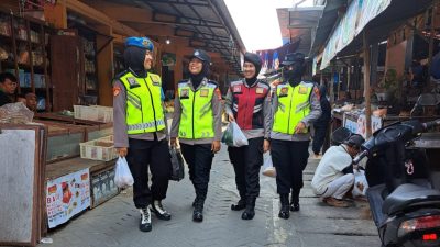 Polwan Polres Bantul Gelar Kegiatan Patroli