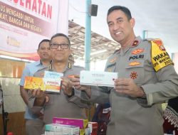 HUT Ke-74 Polda Metro Jaya Beri Layanan Kesehatan Gratis Dan Bagikan 1.000 Paket Sembako