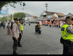 Polres Muara Enim Melaksanakan Pengamanan Kampanye di Tugu Pahlawan