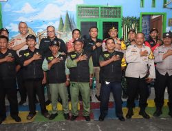 Kasat Reskrim Polres Metro Jakarta Utara AKBP Iverson Manossoh Pimpin Apel Bersama Tiga Pilar
