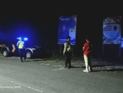 Polsek Purwosari Patroli Kamtibmas dan Pemantauan Alat Peraga Kampanye