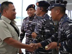 Danlanal Sabang Sambut Pangkoarmada I Dalam Rangka Kunker Ke Provinsi Aceh