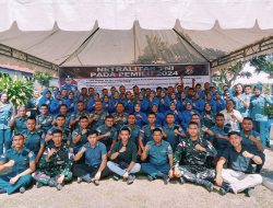 Menghadapi Pemilu Tahun 2024, Prajurit Bersama Keluarga Besar Lanal Bintan Menerima Penyuluhan Netralitas TNI