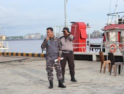 Lanal Dumai Ikut Serta Dalam Gladi Penanggulangan Penyusupan dan Penjarahan oleh OTK di TUKS PT. Pulau Sambu.