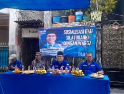Muhammad Husin Munir,S.T Caleg DPRD DKI Jakarta Partai Demokrat Kembali Sosialisasi Program 3 Pilar