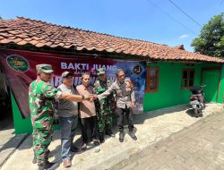 Bakti Juang: Sinergi Koramil 07/Pdk Aren, Dan Tiga Pilar Pengecatan Rumah Jadi Layak Huni