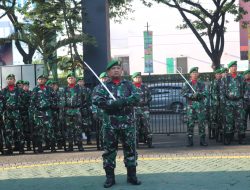 Korem 052/Wkr, Gelar Upacara Peringatan Hari Juang TNI AD Ke-78