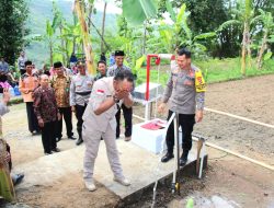 Kapolres Gunungkidul Resmikan Operasional Sumur Bor di Kapanewon Gedangsari