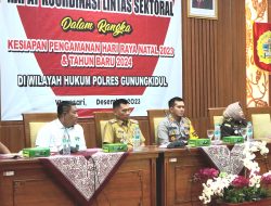 Pemkab Gunungkidul Gelar Rapat Lintas Sektoral Sambut Nataru 2023/2024