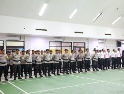 Kapolres Pimpin Sertijab Kasat dan Kapolsek jajaran Polres Metro Jakarta Timur