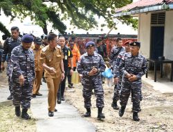 Pelepasan Tukik Dalam Rangkaian Serah Terima Posal Pulau Jemur ke Lanal Dumai