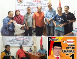 Dr H.Chairul Umaiya, Caleg DPR RI No. Urut 1 Dapil DKI Jakarta 1 (Jaktim) Kunjungi Kantor FWJ Indonesia