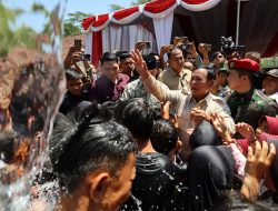 Menhan Prabowo Resmikan Lima Titik Sumber Air di Kab. Kuningan, 1.904 Keluarga Nikmati Air Bersih