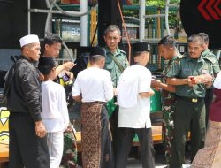 Sambut HUT Kodam jaya/Jayakarta Ke 75 Dandim 0509 Kabupaten Bekasi Bagikan Santunan Kepada Ratusan Anak Yatim-Piatu