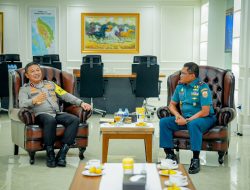 Danlantamal I Laksanakan Courtesy Call (CC) Ke Kapolda Sumut