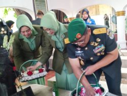 Dandim 0505/JT Dampingi Kasdam Jaya Ziarah Ke Makam Pangeran Jayakarta Dalam Rangka HUT Ke 74 Kodam Jaya