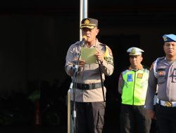 Dalam Rangka Pengamanan Nataru, Polres Metro Bekasi Kota Apel Gelar Pasukan Operasi Lilin Jaya Tahun 2023
