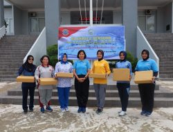 Olahraga Bersama Dalam Rangka HUT Ke-61 Kowal di Lanal Dumai