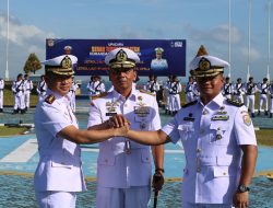 Serah Terima Jabatan Komandan Lanal Tarempa