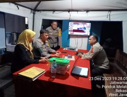 Polsek Pondokgede Telah Mendirikan Beberapa Pospam Dalam Rangka Nataru