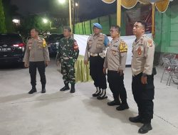 Pelaksanaan Ops Lilin, Polsek Bekasi Selatan Monitoring dan Pengamanan Ibadah Natal di Gereja Toraja.