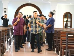 Malam Natal 2023, Bupati Sunaryanta bersama Forkopimda Lakukan Pemantauan di Sejumlah Gereja
