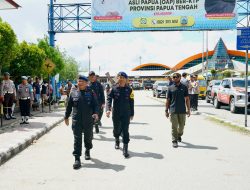 Wadankorbrimob Beserta Danpas Brimob III Datang Ke Bandara Sentani Jayapura