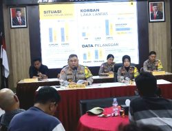 Kapolres Bantul Pimpin Jumpa Pers Akhir Tahun 2023