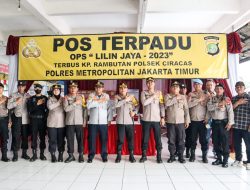 Ops Lilin Jaya 2023, Kapolres Metro Jakarta Timur cek kesiapan Pos Terpadu Terbus Kp Rambutan