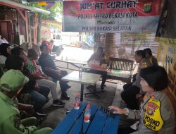 Polres Metro Bekasi Kota Laksanakan Jumat Curhat di Kelurahan Pekayon Jaya
