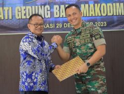 Pj. Wali Kota Bekasi Hadiri Tasyakuran Penggunaan Gedung Makodim 0507/Bekasi