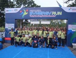 Lanal Dumai Ikut Serta Dalam Pertamina Synergy Run 2023