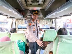 Pantau Pos Terpadu Terbus Kp Rambutan Kapolres Jakarta Timur siagakan 650 personil pengamanan
