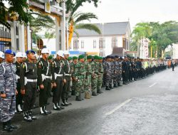Prajurit Lanal Banjarmasin Laksanakan Patroli Jelang Pergantian Malam Tahun Baru