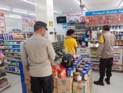 CEGAH TINDAK PIDANA MALAM HARI, POLSEK RAMBANG LUBAI PATROLI KE INDOMARET