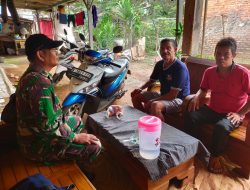 Babinsa Berikan Motivasi Kepada Warga Penyandang Cacat